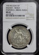 BELGIUM 50 Francs 1935 FR Leopold III - MEDAL ALIGNMENT / MEDAILLESLAG NGC MS 64