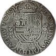 SPANISH NETHERLANDS 1/2 Philipsdaalder or Demi-Ecu Philippe n.d. (1562-7) Holland - Philip II ss-