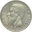 BELGIUM 50 Centiemen 1899 over 86 VL Leopold II stgl-