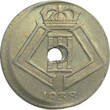 BELGIUM 5 Centimes 1938 FR/VL Leopold III - MINT ERROR / MISSLAG stgl-