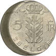 BELGIUM 5 Frank 1967 VL Boudewijn / Baudouin I - MINT ERROR / MISSLAG vz+