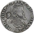 SPANISH NETHERLANDS 1/5 Philipsdaalder 1566 States in Revolt - with countermark for Holland ss+