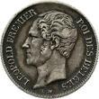 BELGIUM 1/4 Franc 1850 Leopold I ss+