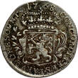 NETHERLANDS ⅛ Silver Ducat 1768 Province of Zeeland ss+