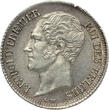 BELGIUM 1/4 Franc 1850 Leopold I vz+