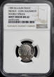 BELGIUM 1 Franc 1989 FR Boudewijn / Baudouin I - EXTREME MINT ERROR / MISSLAG NGC MINT ERROR MS 62