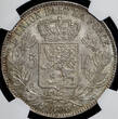 BELGIUM 5 Francs 1873 Leopold II NGC MS 61
