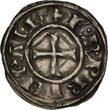 CRUSADER STATES BI Denier tournois n.d. (1285-1289) Principality of Achaea - Charles II of Anjou ss+