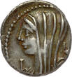 ROMAN REPUBLIC AR Denarius 63 BC Cassia - L. Cassius Longinus ss+
