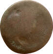 AUSTRIAN NETHERLANDS Oord / Liard n.d. (1781-1792) Duchy of Brabant - Joseph II or Leopold II - MINT ERROR - incuse strike s/s+