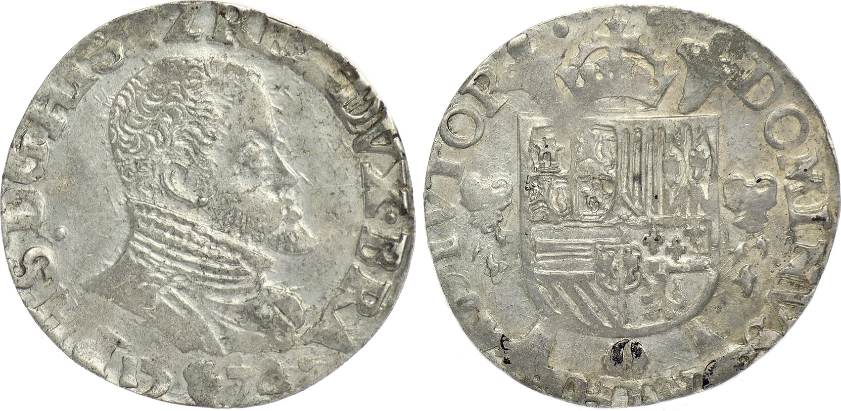spanish-netherlands-1-5-philipsdaalder-1572-duchy-of-brabant-antwerp