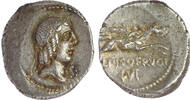 ROMAN REPUBLIC AR Denarius L. Calpurnius Piso Frugi -