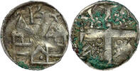 FEUDAL LOW COUNTRIES AR Denier County of Namur - Henri de Vianden & Marguerite de Courtenay - Namur Mint -