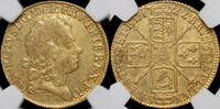 G.BRITAIN GUINEA 1722 George I - Fourth bust - ex Ellerby Area Hoard; ex Spink; ex Heritage NGC XF 4