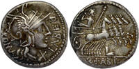 ROMAN REPUBLIC AR Denarius Fabia - Q. Fabius Labeo - Rome Mint -