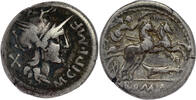 ROMAN REPUBLIC AR Denarius Cipia - M. Cipius M.f. - Rome Mint -