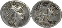 ROMAN REPUBLIC AR Denarius Junia - D. Iunius Silanus L.f. - Rome Mint -