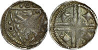 FEUDAL LOW COUNTRIES AR Petit Denier or Maille Flanders - Margaret II of Constantinople & Gui de Dampierre -
