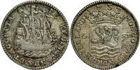 NETHERLANDS Scheepjesschelling (6 Stuiver) PIEDFORT Province of Zeeland - Dutch Republic -