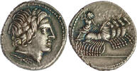 Roman Republic AR Denarius C. Gargonius, M. Vergilius & Ogulnius (anonymous issue) -