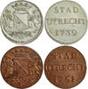 NETHERLANDS Duit Utrecht - LOT of 2 coins -