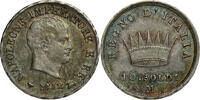 KINGDOM OF ITALY 10 Soldi (50 Centisimi) Napeleon I -