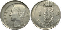 BELGIUM 1 Franc Boudewijn / Baudouin I - MINT ERROR / MISSLAG -