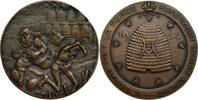 BELGIUM AE Medal 1914 (issued 1917) Albert I ss+/vz-