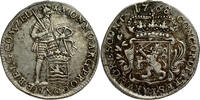 NETHERLANDS ⅛ Silver Ducat Province of Zeeland -