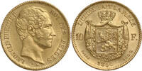 BELGIUM 10 Francs 1850 Leopold I stgl-