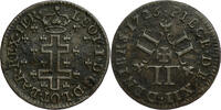 GERMAN STATES 12 Deniers Duchy of Lorraine - Leopold I -