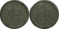SOUTHERN NETHERLANDS Overlijdenspenning or Death Token Frans de Meulenaere († 16 July 1687) & his wife Thérèse-Françoise -