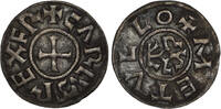 CAROLINGIAN EMPIRE AR Denier Kingdom of West Francia - Charles II le Chauve / the Bald (840-877) -