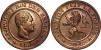 BELGIUM 20 Centimes ESSAI / PATTERN Leopold I -