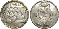 BELGIUM 100 Francs ESSAI / PATTERN Regency of Prince Charles -