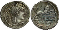 ROMAN REPUBLIC AR Denarius L. Thorius Balbus -
