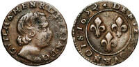 FRENCH STATES &AElig; Denier tournois 1652 Principality of Orange - Guillaume-... 120,00 EUR  zzgl. 11,00 EUR Versand