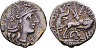 ROMAN REPUBLIC AR Denarius c. 137 BC Pompeia - Sex. Pompeius Fostlus ss 450,00 EUR  zzgl. 11,00 EUR Versand