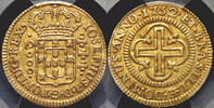 Brazil 2000 R 1752 José I - Lisbon mint - IOSEPHUS PCGS AU55