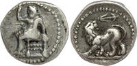 Seleucid Empire AR 1/8 Stater Seleucus I Nicator, as Satrap of Babylonia - V.RARE denomination
