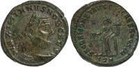 Roman Empire AE Follis Galerius Maximian Caesar- Ticinium mint - w/ collector's file *VIDEO available* -