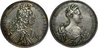 German States AR Medal (4 Taler) n.d. (1710) Duchy of Braunschweig & Lüneburg - August Wilhelm fast vzgl