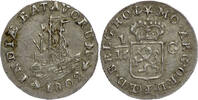Dutch East Indies 1/16 Gulden Batavian Republic