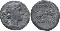 Sicily Litra Syracuse. Agathocles -