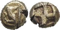 Mysia. Hekte circa 550-450 BC. Kyzikos ss+