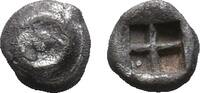 Thraco-Macedon Region Hemiobol Thraco-Macedon Region, Uncertain, 5th century BC. AR Hemiobol -