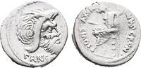 Rome Denarius Roman Imperatorial, C. Vibius C.f. C.n. Pansa Caetronianus, Rome, 48 BC. AR Denarius -