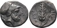 Southern Lucania, Metapontion, c. 340-330 BC. AR Stater. Near ss