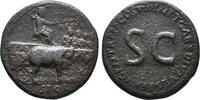 Divus Vespasian (died AD 79). Æ Sestertius Rome VF