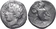 Sicily. Naxos Hemidrachm, 415-403 BC s